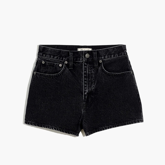 Madewell The Momjean Short in Comrie Wash - Picture 5 of 12